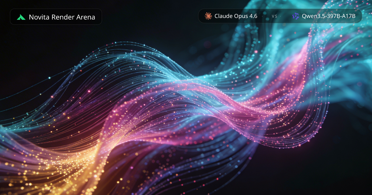 Perlin Silk Flow Field | Novita Render Arena